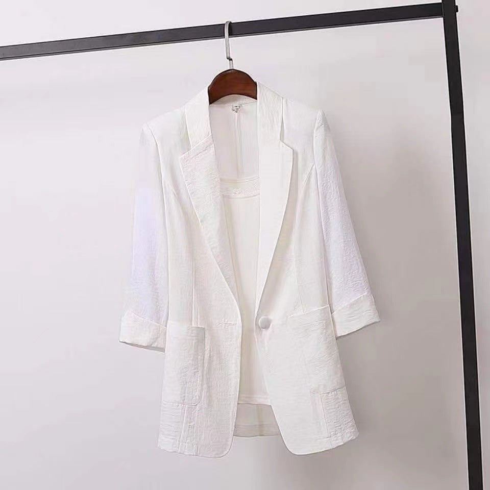 【买一送一测试】2024 nou costum blazer de dama marime plus, casual si versatil