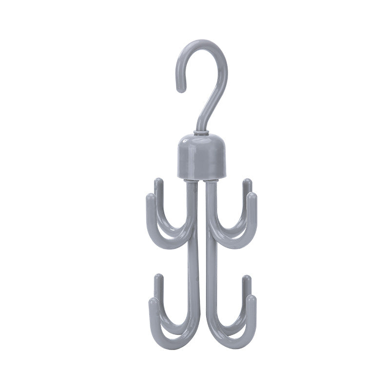 Suport de depozitare rotativ, cârlig cu opt gheare, ghiozdan, garderobă, eșarfă, suport pentru haine din plastic