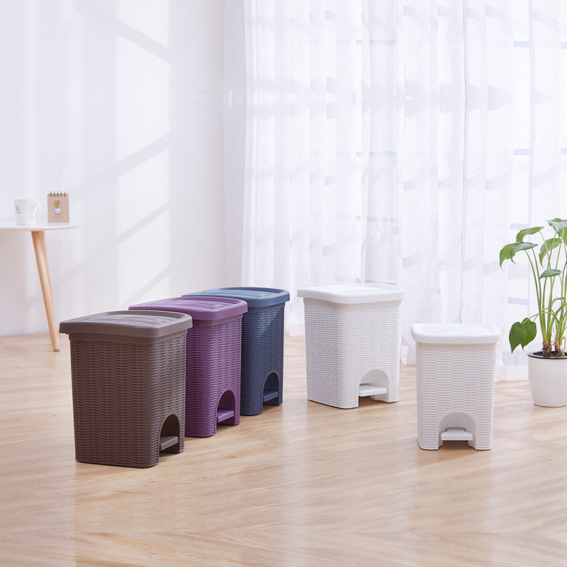 Rattan Household Large-capacity Garbage Cans