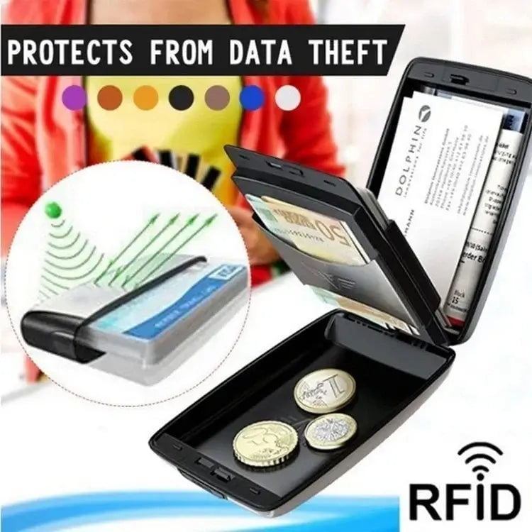 🎁Anul Nou Ultima zi 50% REDUCERE🎁CLIP DE PORTOfel din aluminiu ANTIFURT RFID