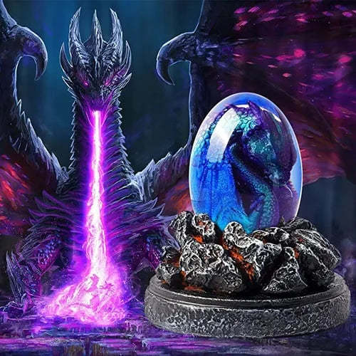 🐉ULTIMA ZI 48% REDUCERE🐉Ou de dragon de lavă - Cadou perfect pentru iubitorii de dragoni