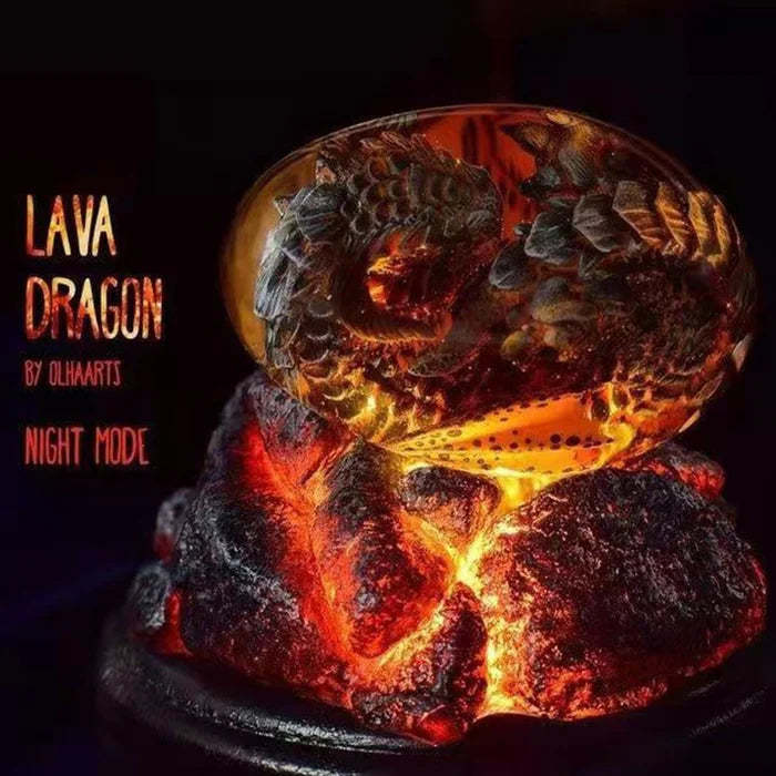 🐉ULTIMA ZI 48% REDUCERE🐉Ou de dragon de lavă - Cadou perfect pentru iubitorii de dragoni