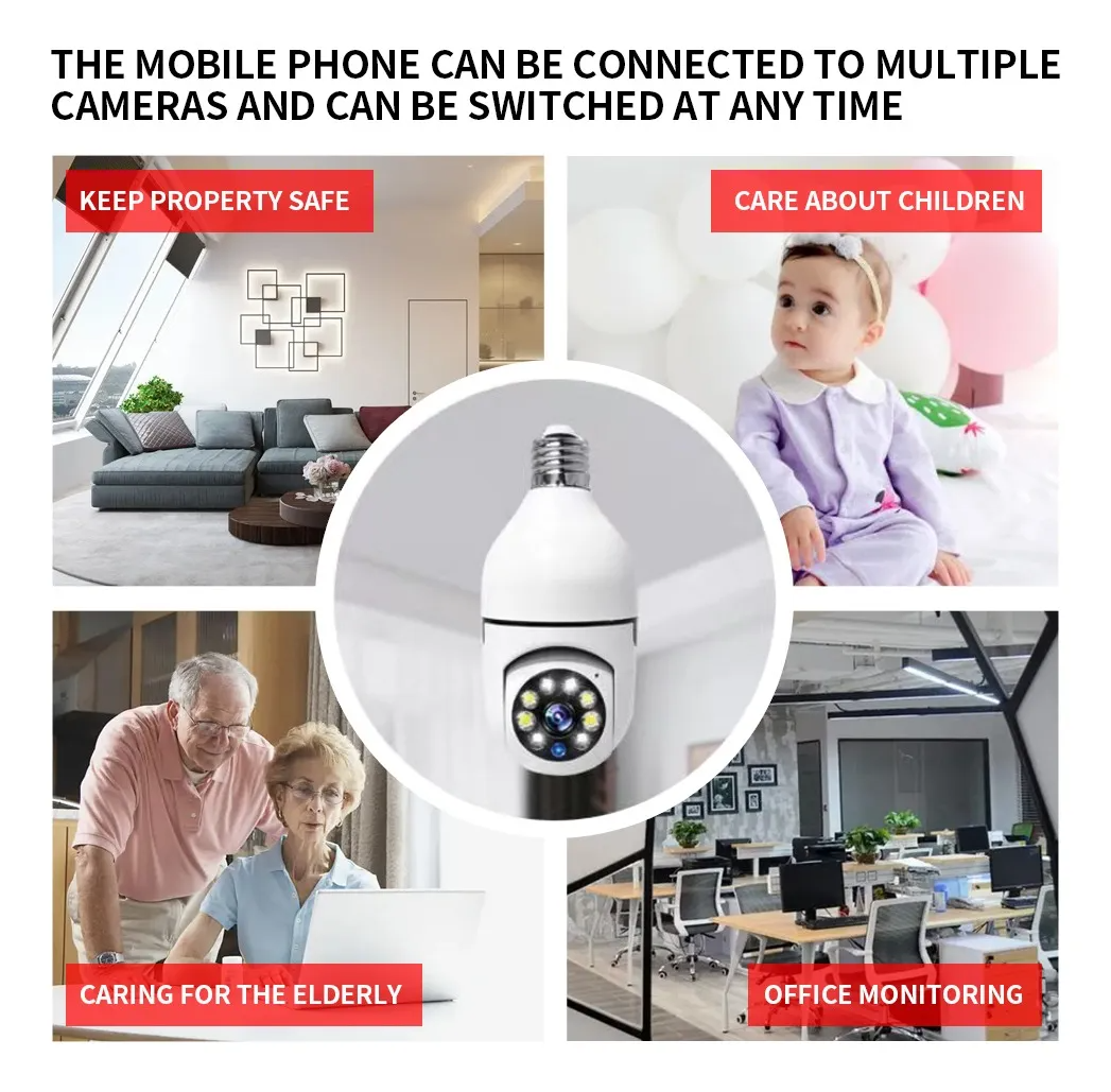 Acasă Wireless WiFi Telecomandă HD Cameră panoramică 360 de grade