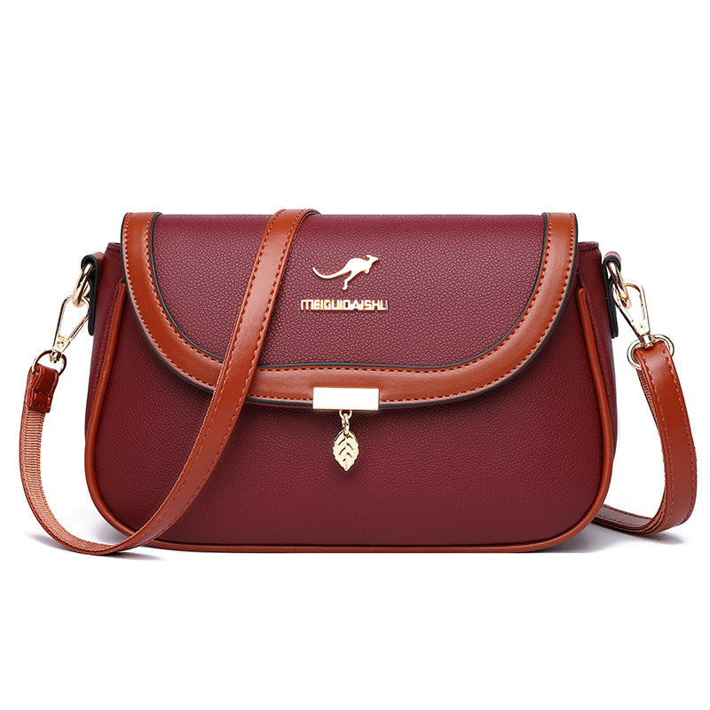 Genți de damă, de marcă de modă Rose Cangur, Geantă portabilă cu dublă utilizare, multifuncțională pentru mama, toamnă și iarnă Geantă de mare capacitate