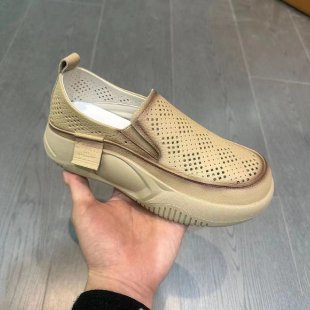 Toamna 2023, pantofi ocazional noi, pantofi retro, cu platformă, plasă transparentă, din piele moale, pantofi de damă