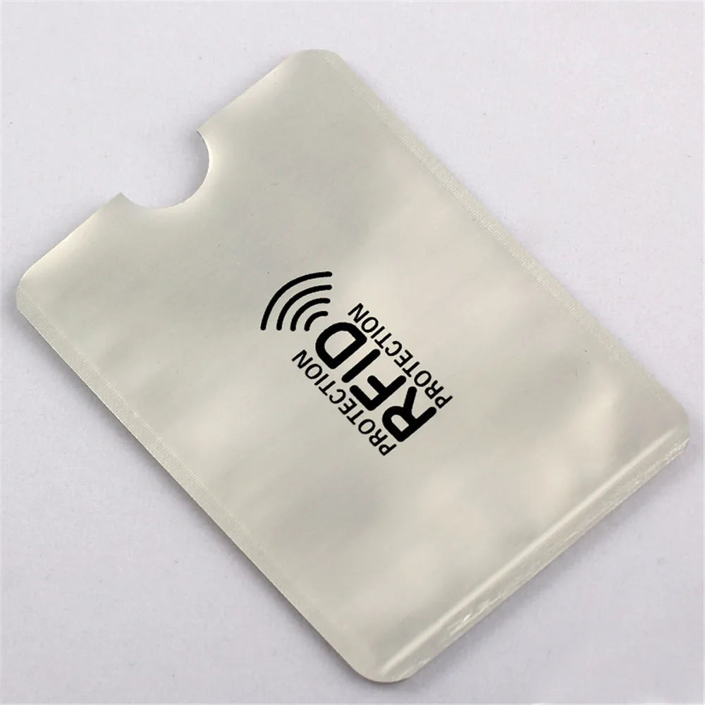 10 bucăți/set Protector pentru card de blocare RFID Debit Credit fără contact NFC Card de securitate Husă de protecție Anti-Scanare Suport de identificare
