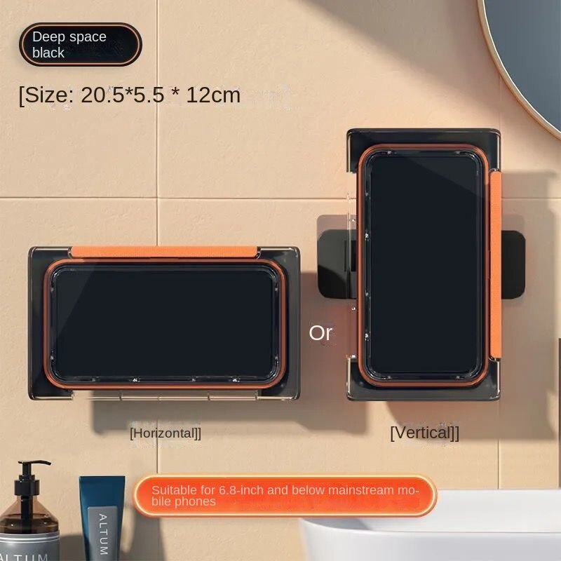 Waterproof Mobile Phone Box 360 ° Rotating watching Box Bathroom Kitchen