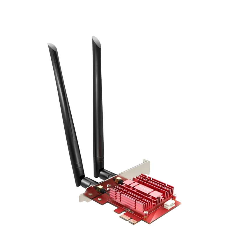 EDUP WiFi6E Adaptor WiFi PCIE WiFi Bluetooth 5.3 Placă de rețea fără fir Gaming Placă PCIe fără fir 2.4G/5.8G/6GHz WiFi de mare viteză