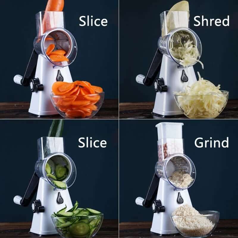 🔥Three in one🔥 Household Multifunctional Drum Vegetable Cutter