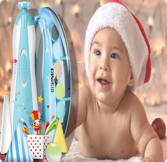 (💖Ofertă fierbinte de Anul Nou) Set Premium LED pentru tuns unghii pentru bebeluși 