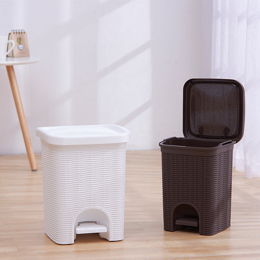 Rattan Household Large-capacity Garbage Cans