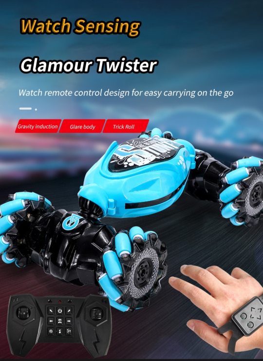 Gesture Sensor Twisting Remote Control Car Toy