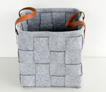 Household Felt Dirty Clothes Basket Storage Basket