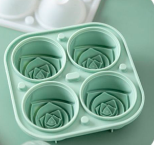 Rose Ice Cube Mold Ice Hockey  Ice Tray Ice Cube Box Multi-Shape Ice Cream Mold