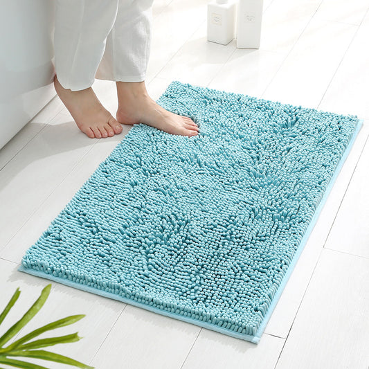 Chenille Living Room Carpet Plush Absorbent Floor Mat