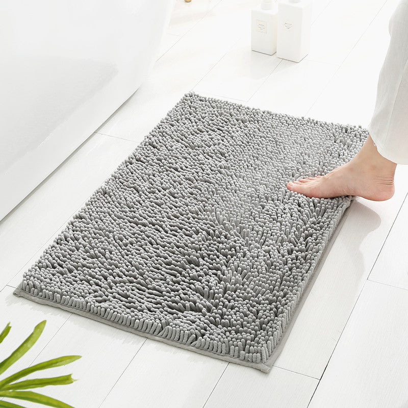 Chenille Living Room Carpet Plush Absorbent Floor Mat