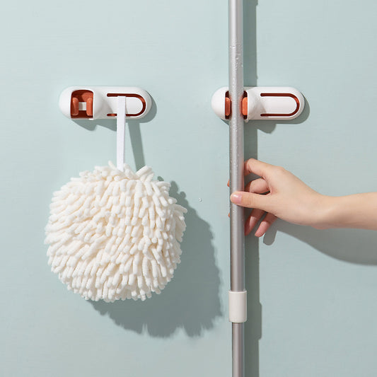 Creative Mop Clamp Hole-Free, Traceless Hook Multifunctional Mop Hook