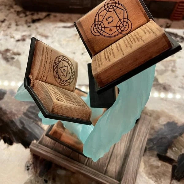 🔥Vânzare fierbinte de ultima zi de Anul Nou🔥Tomes of Magic Dice Tower - Cadou RPG și DnD Player