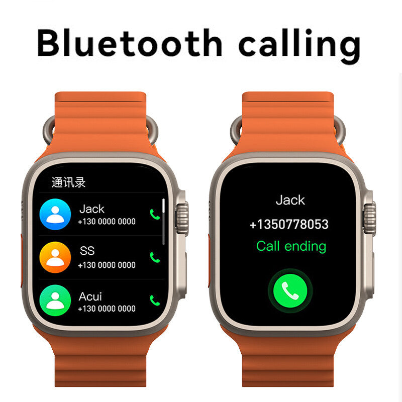 🔥Hot sale 49% OFF🔥8 Ultra Smart Watch Full Screen Waterproof Bluetooth Message Call DIY Custom Watch