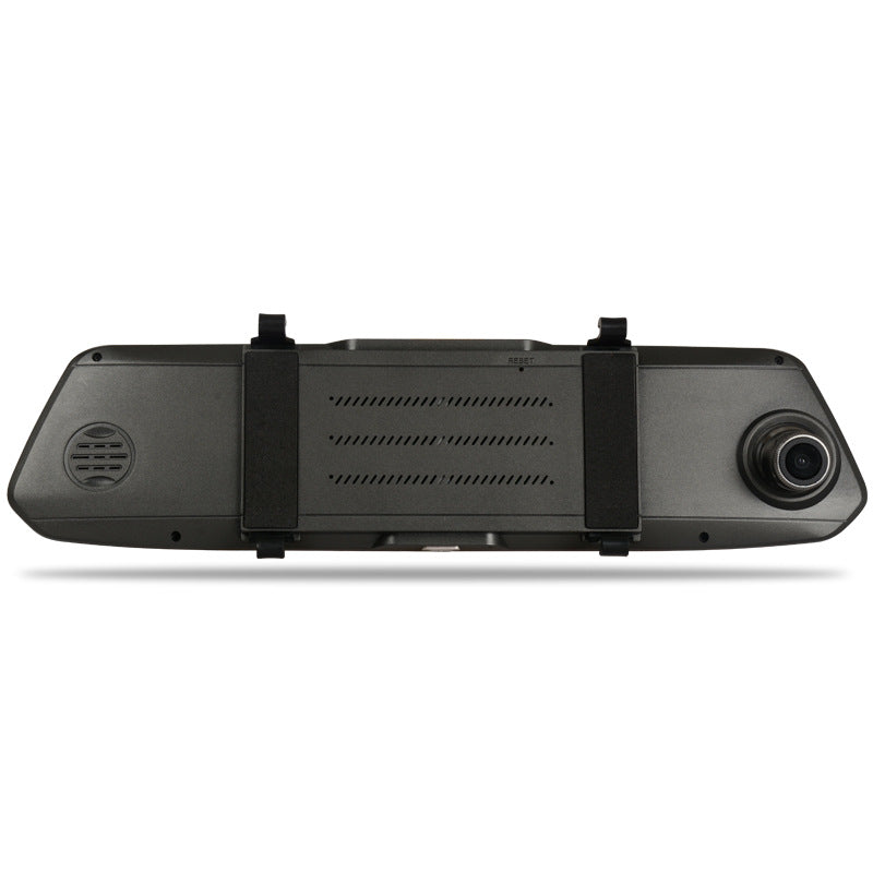 Car 7 Inches Touch Rearview Mirror Tachograph HD 1080P Front and Rear Double Recording Reversing Image