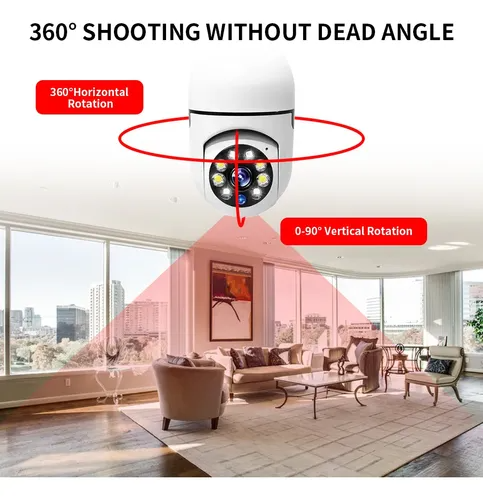 Acasă Wireless WiFi Telecomandă HD Cameră panoramică 360 de grade