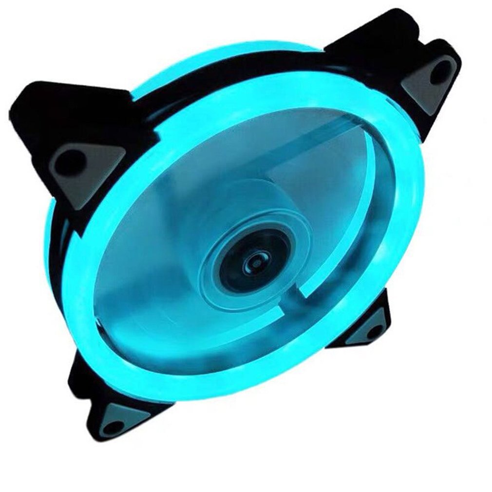 12cm Dual Aurora Dual Aperture Fan RGB Case Fan Pc Case Fan Glare Coolercase Verstelbare Computer Koelventilator