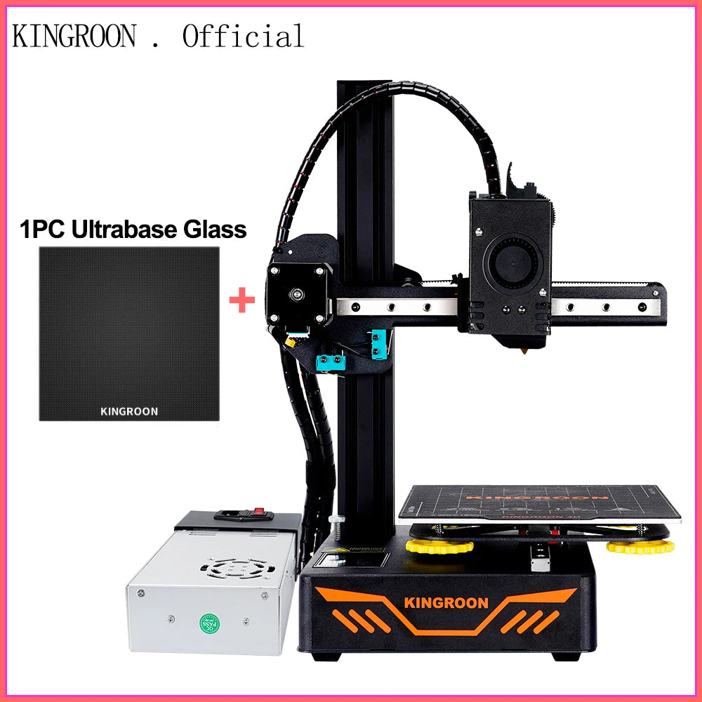 KINGROON KP3S DIY 3D Printer Kit impressora 3d Upgraded Direct Extruder TMC2225 Driver Double Metal Guide Rail 180*180*180mm