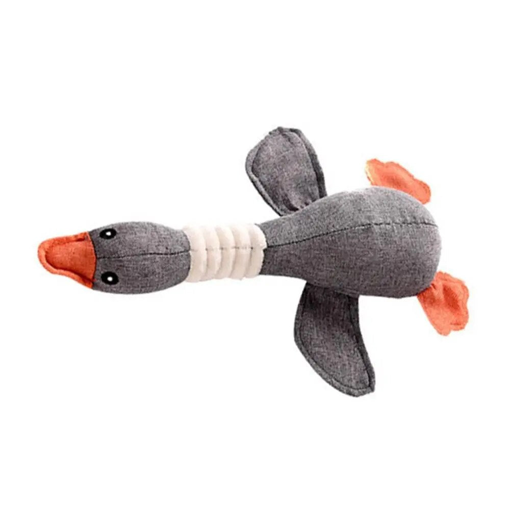 Dog Squeak Toys Wild Goose Sounds Toy Cleaning Teeth Puppy Dogs Chew Supplies Training 30cm Household Pet  Dog Toys accessories