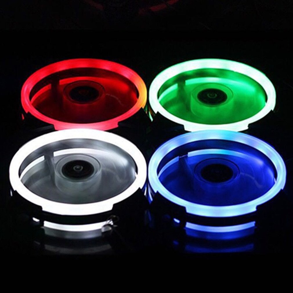 12cm Dual Aurora Dual Aperture Fan RGB Case Fan Pc Case Fan Glare Coolercase Verstelbare Computer Koelventilator