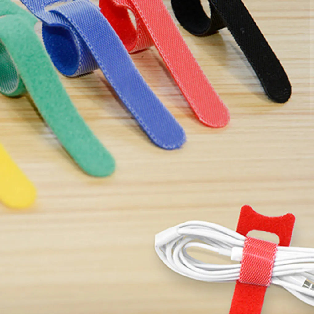 50pcs Cable Ties Reusable Adjustable Cable Organizers Phone Cord Earphone Wires Nylon Straps Dropshipping