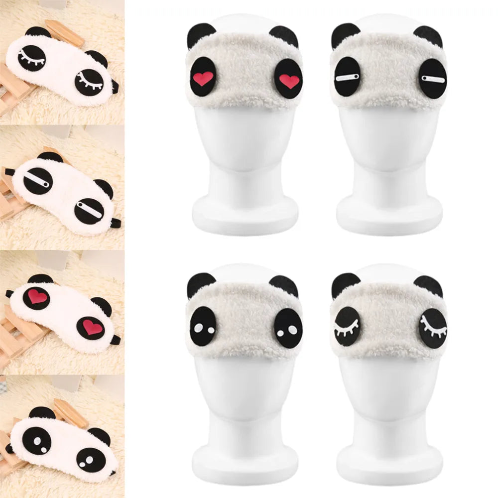 Cute Panda Sleeping Face Eye Mask Blindfold Eyeshade Traveling Sleep Eye Aid Drop Shipping Wholesale health care