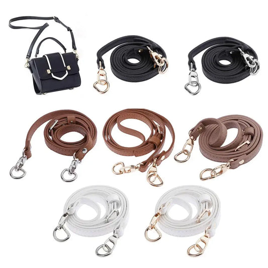 120 cm Leather Shoulder Bag Strap Quality Fashion Accessories DIY Cross Body Adjustable Belt Bag New Solid Bag Strap Replacement