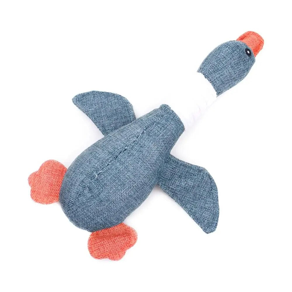 Dog Squeak Toys Wild Goose Sounds Toy Cleaning Teeth Puppy Dogs Chew Supplies Training 30cm Household Pet  Dog Toys accessories