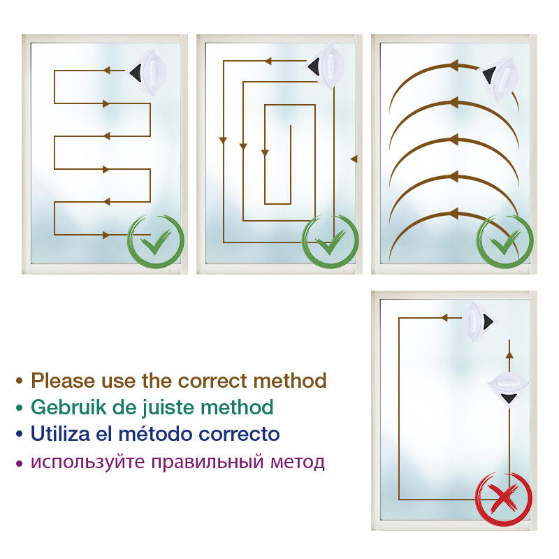 Limpia Vidrios Magnetico 2 En 1 Limpiador Ventanas Doble