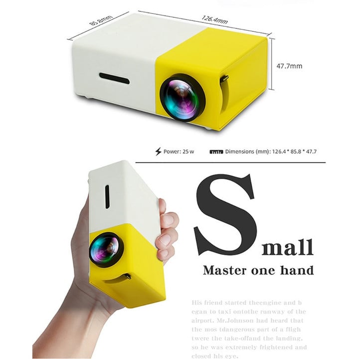 🔥Promoție de ultima zi 🔥Mini microproiector portabil Home HD