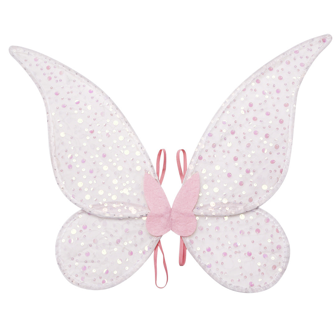 Cross-Border Elf Butterfly Wings Foldable Colorful Large Angel Wings Adult and Children Festival Performance Props