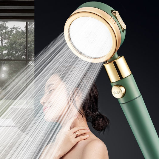 Handheld Supercharged Shower Head  Household Single Head Shower Pressure Filter  Set