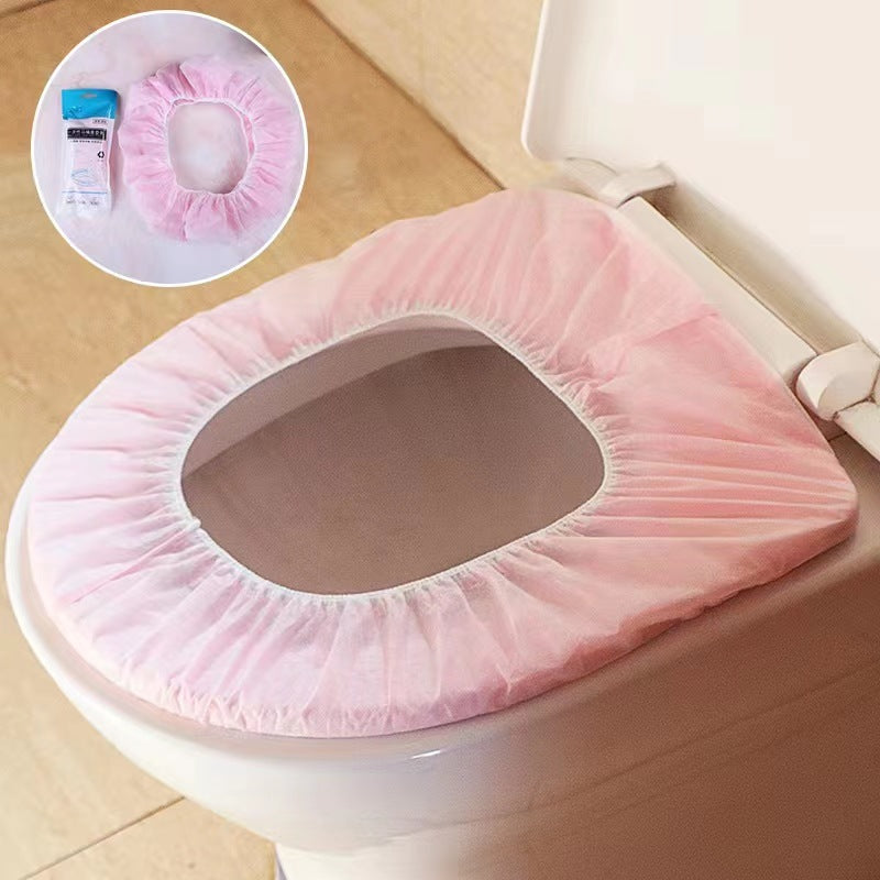 Disposable Non-Woven Fabric Thickened Toilet Pad Maternal Home Hygiene Independent Packaging Toilet Seat Cover Toilet Seat Cover