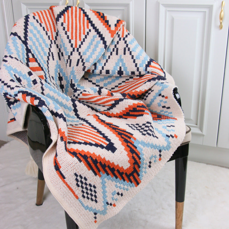 Bohemian Blanket Air-Conditioning Blanket Knitted Blanket