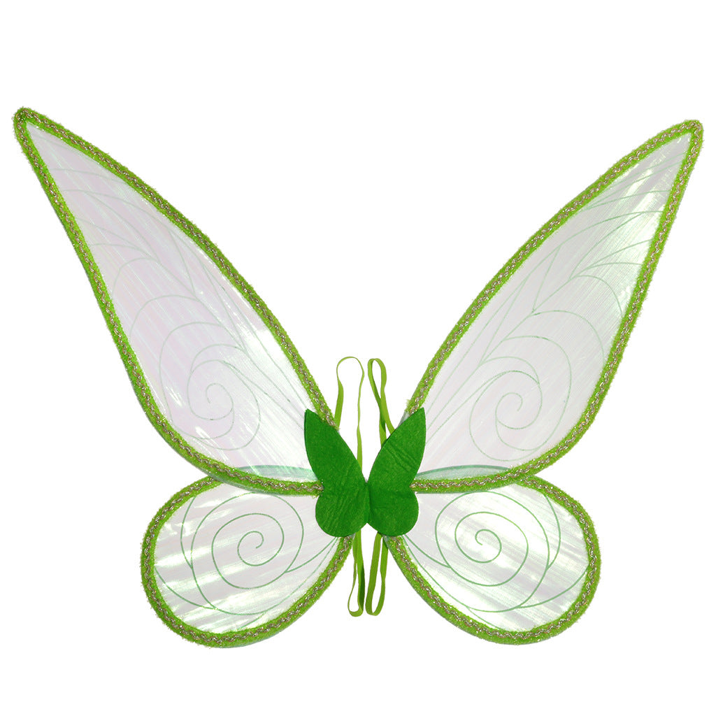 Cross-Border Elf Butterfly Wings Foldable Colorful Large Angel Wings Adult and Children Festival Performance Props