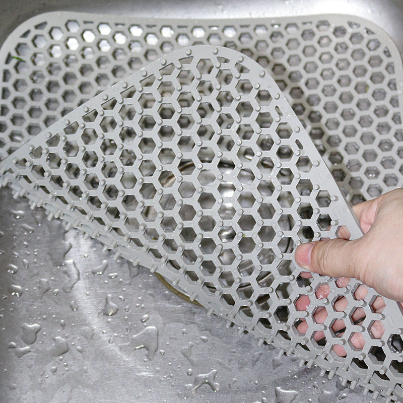 New Kitchen Silicone Hollow Drainage Anti-Drop Mat