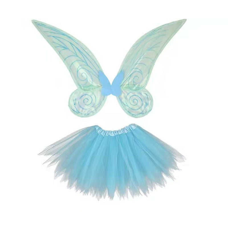 Cross-Border Elf Butterfly Wings Foldable Colorful Large Angel Wings Adult and Children Festival Performance Props