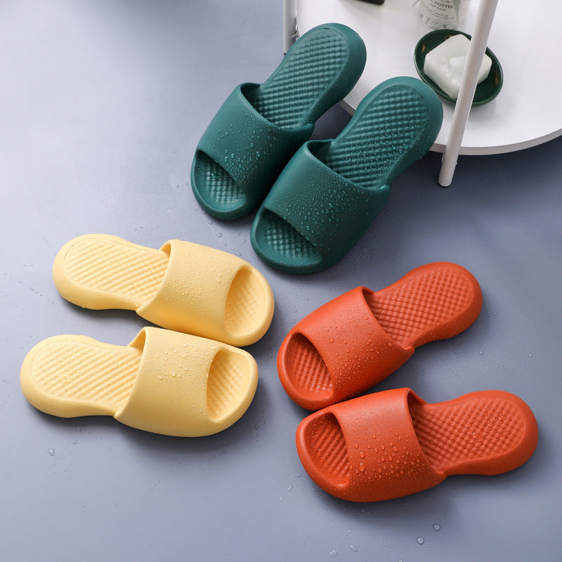 Drooping Slippers Home Summer Interior Thick Bottom Non-Slip Deodorant Bathroom Sandals