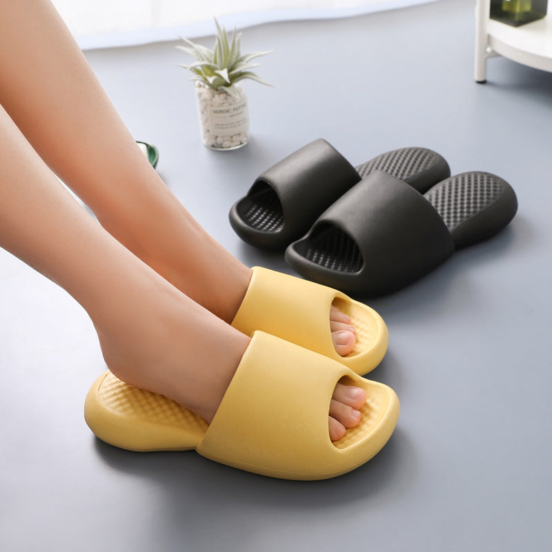 Drooping Slippers Home Summer Interior Thick Bottom Non-Slip Deodorant Bathroom Sandals