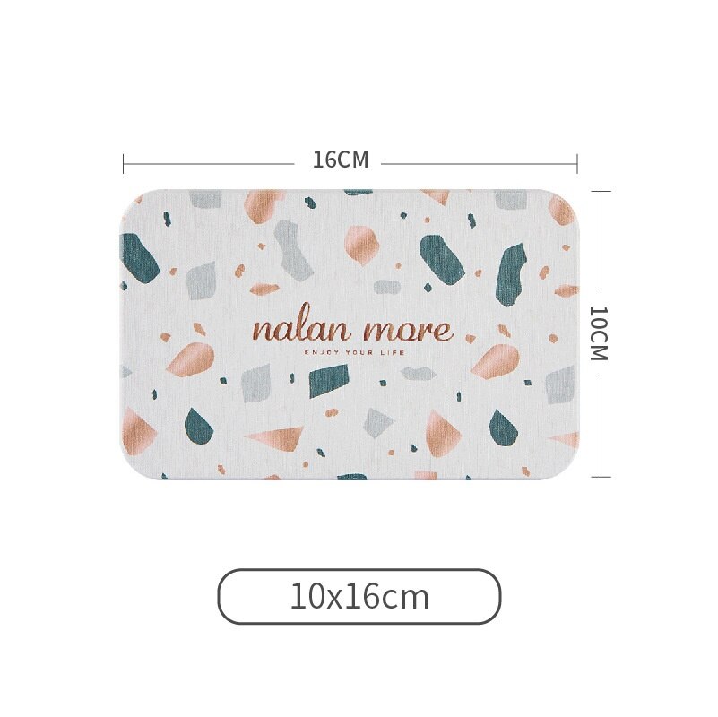 Ins Diatom Mud Toothbrush Cup Soap Absorbent Pad