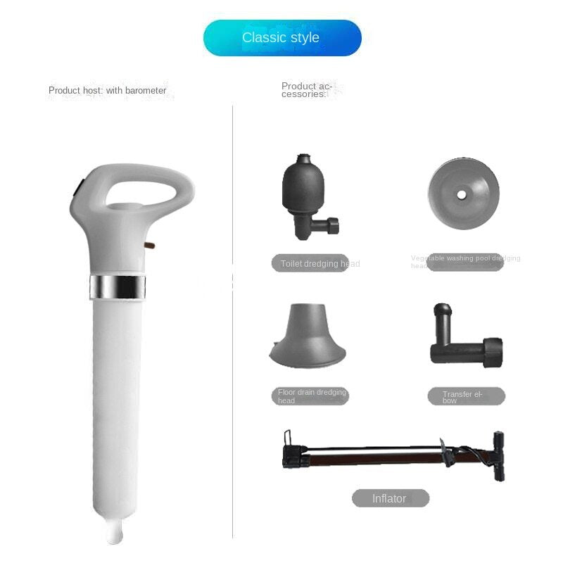 Instalație de drenaj țeavă de toaletă Piston pentru toaletă Scurgere de pardoseală de toaletă pneumatică Instalație de drenaj de canalizare Călătorie Tiger Trecere rapidă de înaltă presiune