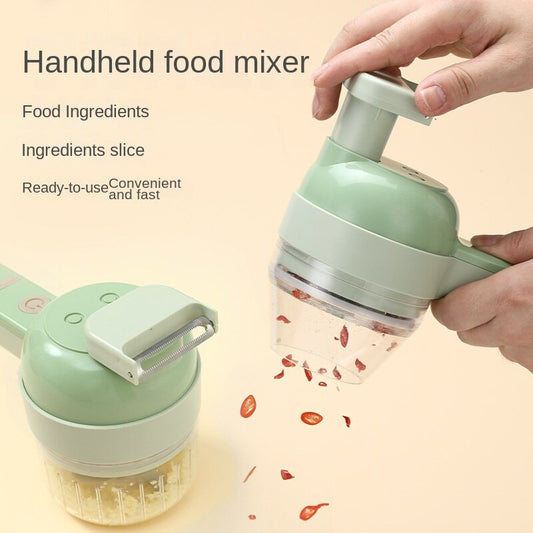 Chopping Wireless Electric Vegetable Cutter Cooking Machine Kitchen Garlic Masher