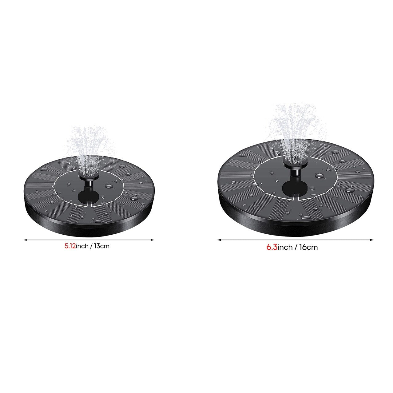 Solar Fountain Outdoor Pool Floating Fountain Garden Fountain Courtyard