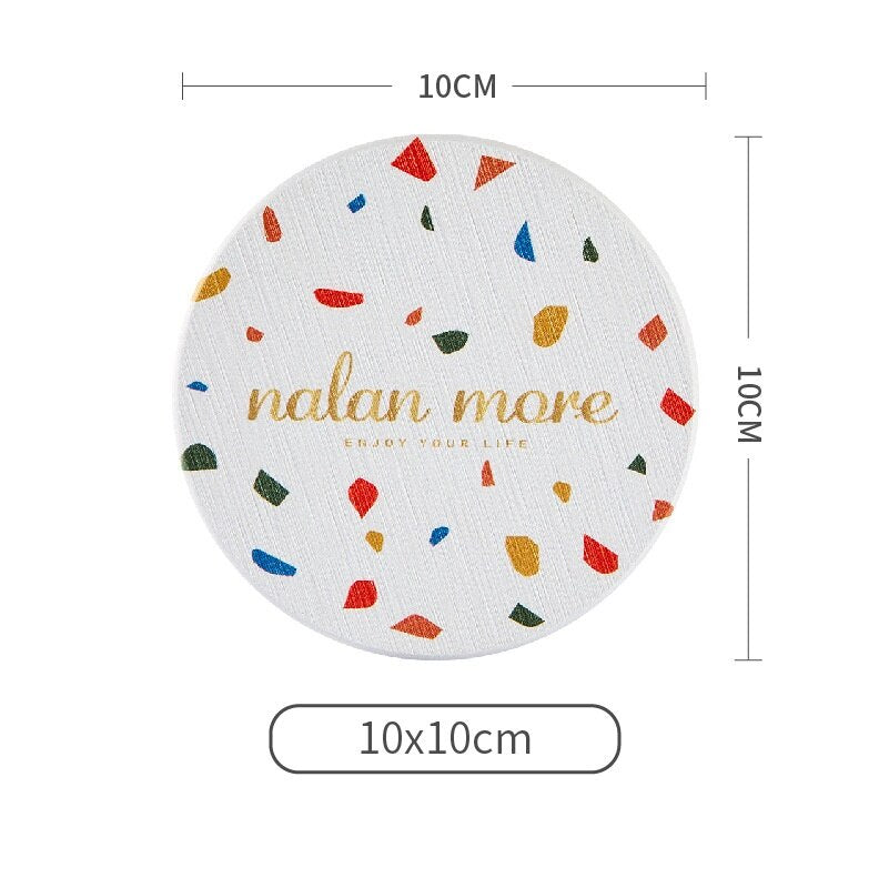 Ins Diatom Mud Toothbrush Cup Soap Absorbent Pad