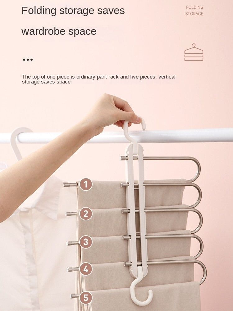 Retractable Folding Pants Rack